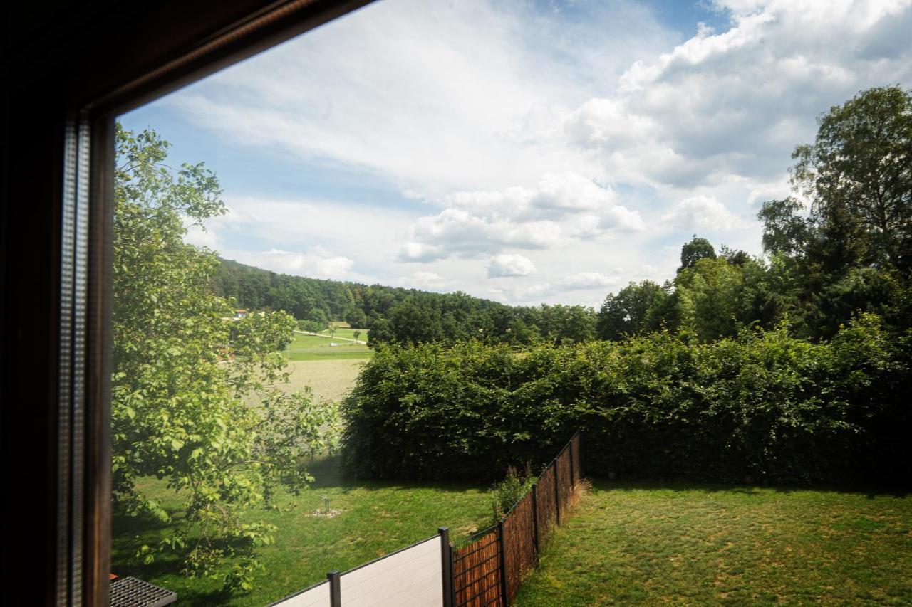 Apartamento Bleibe Am Moritzberg Haimendorf Exterior foto